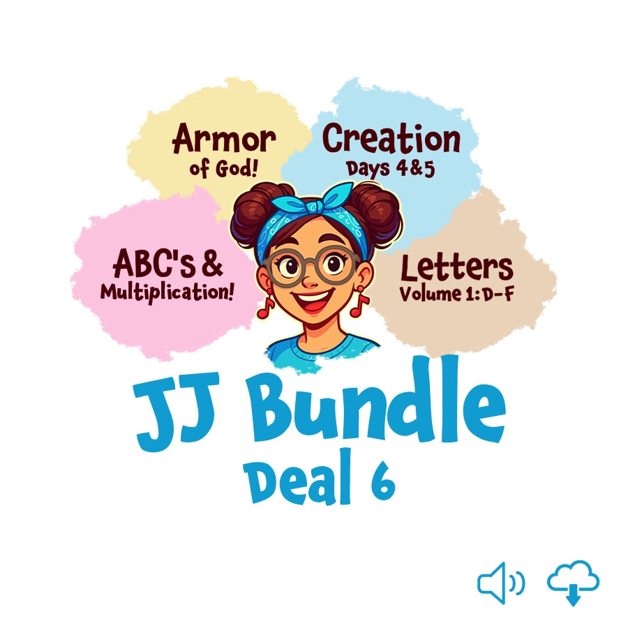 JJ - ABCs - Multiplication - Armor of God - Creation Days 4&5 - Letters vol.1 Bundle