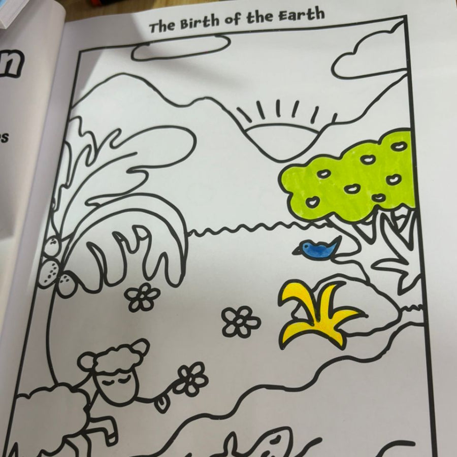 100 Coloring Pages - From Creation To Christ (PHYSICAL)