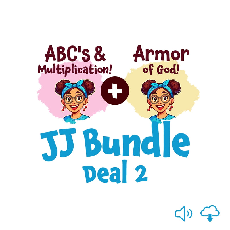 JJ - ABCs & Multiplications + Armor of God Bundle