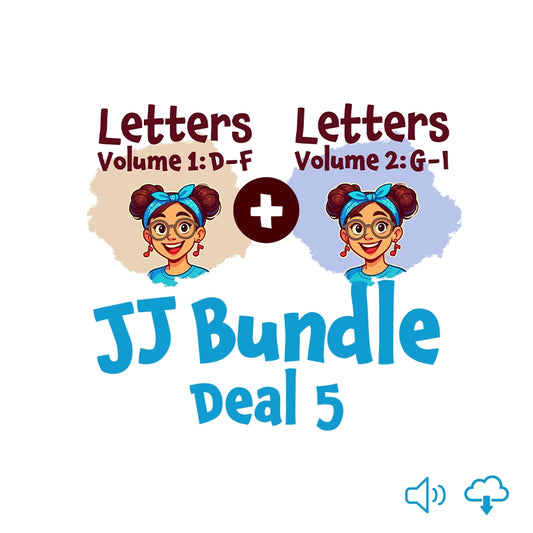 JJ - Letters D-F + G-I Bundle