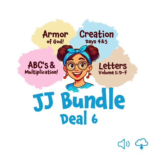 JJ - ABCs - Multiplication - Armor of God - Creation Days 4&5 - Letters vol.1 Bundle